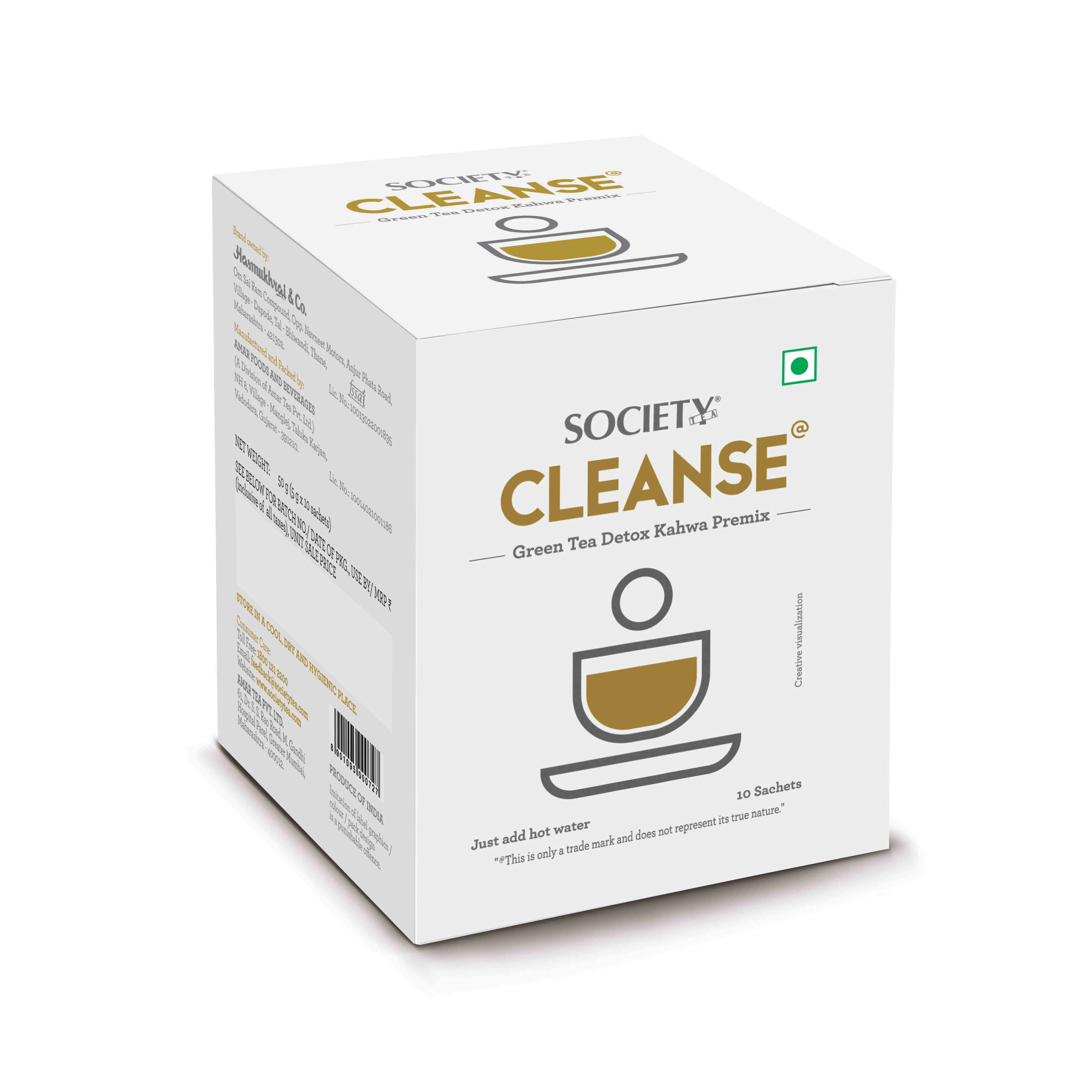 Cleanse Green Tea Detox Kahwa Premix - Pack of 5 - Image 4