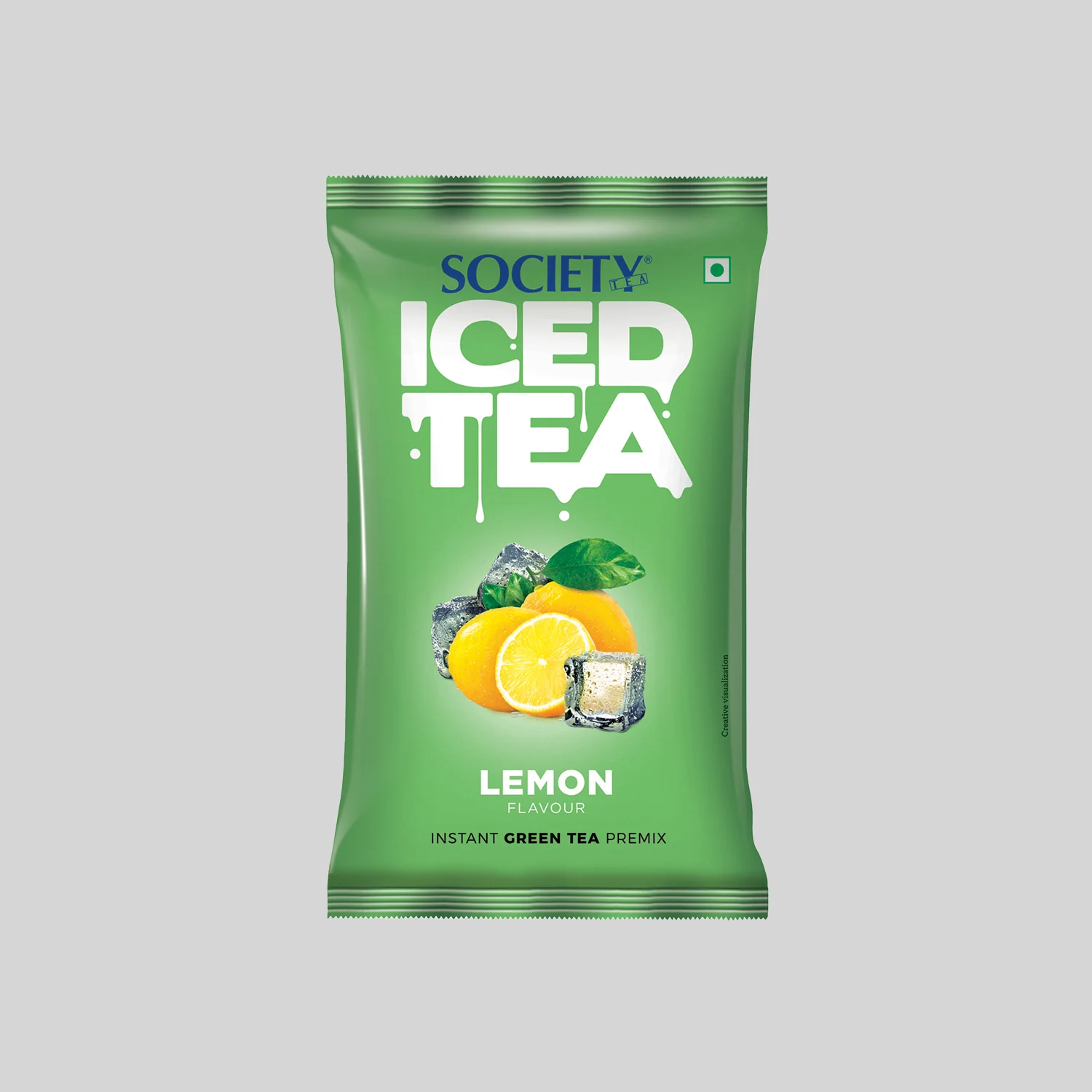 Society Iced Premix Tea Lemon Green 100g Pouch - Pack of 10 - Image 2