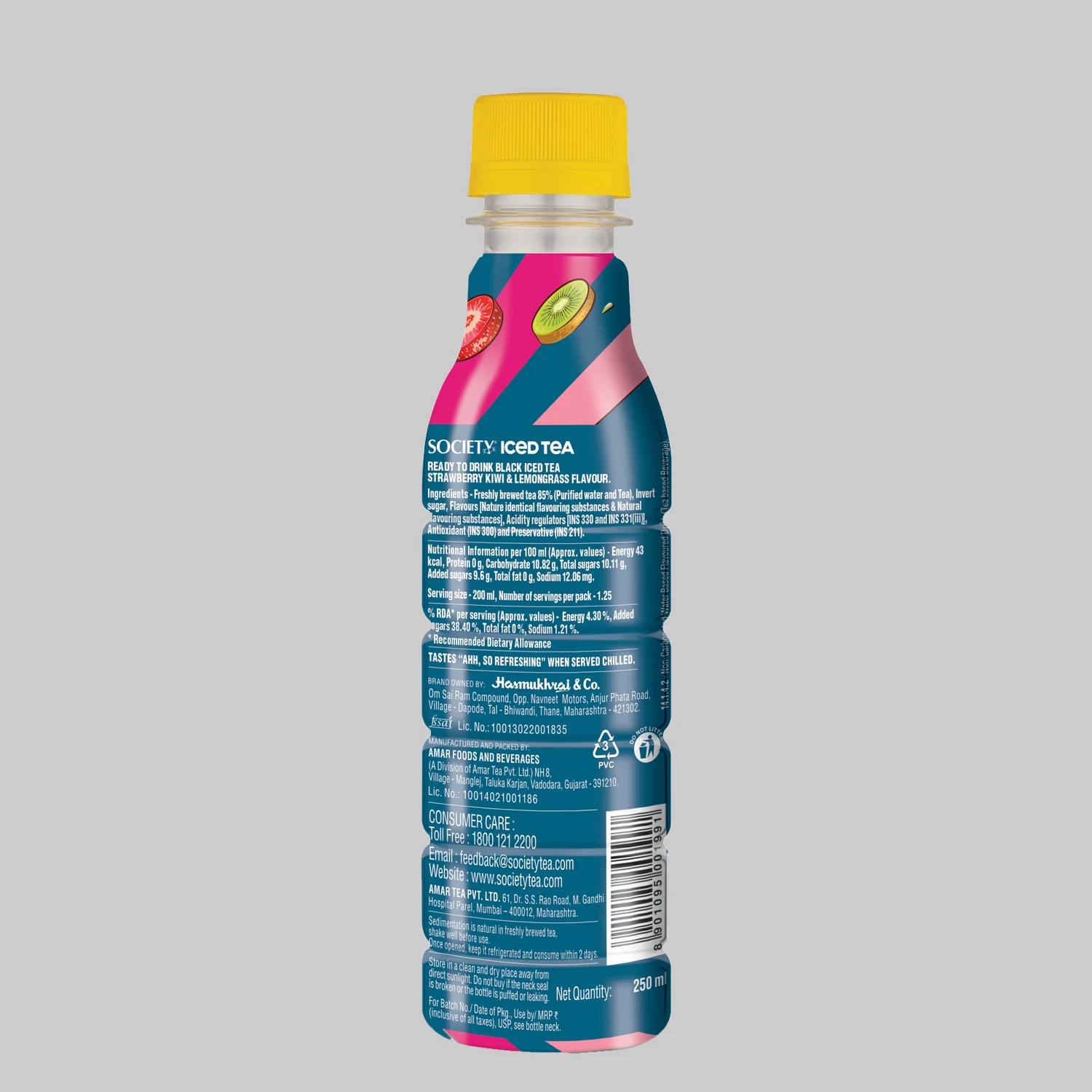 Society Iced Tea bottles Assorted 250ml - Pack of 5 - Image 2