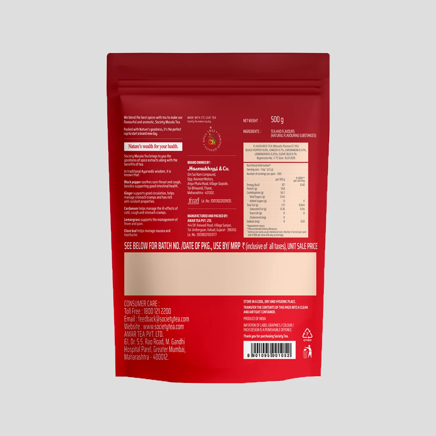 Society Masala Tea Pouch - Image 4