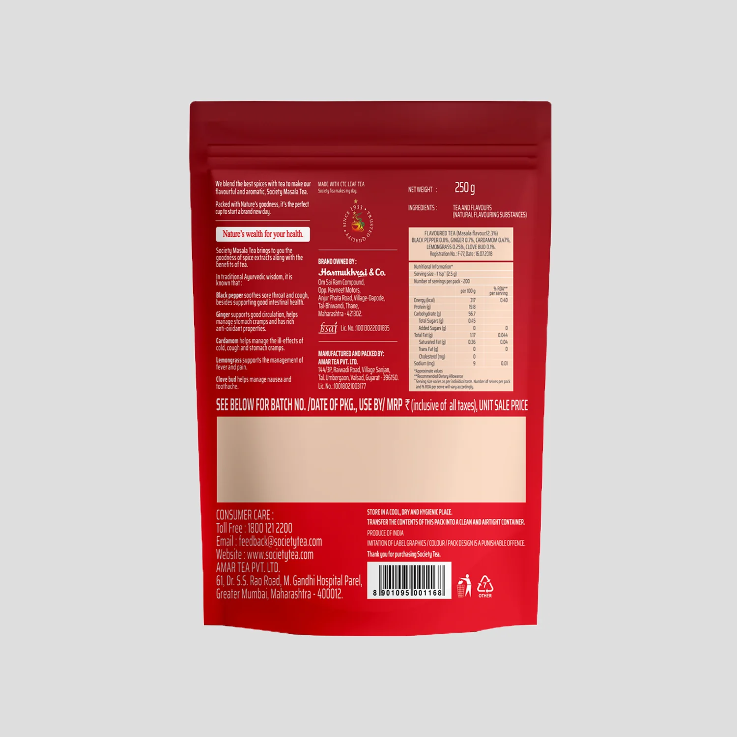 Society Masala Tea Pouch - Image 6