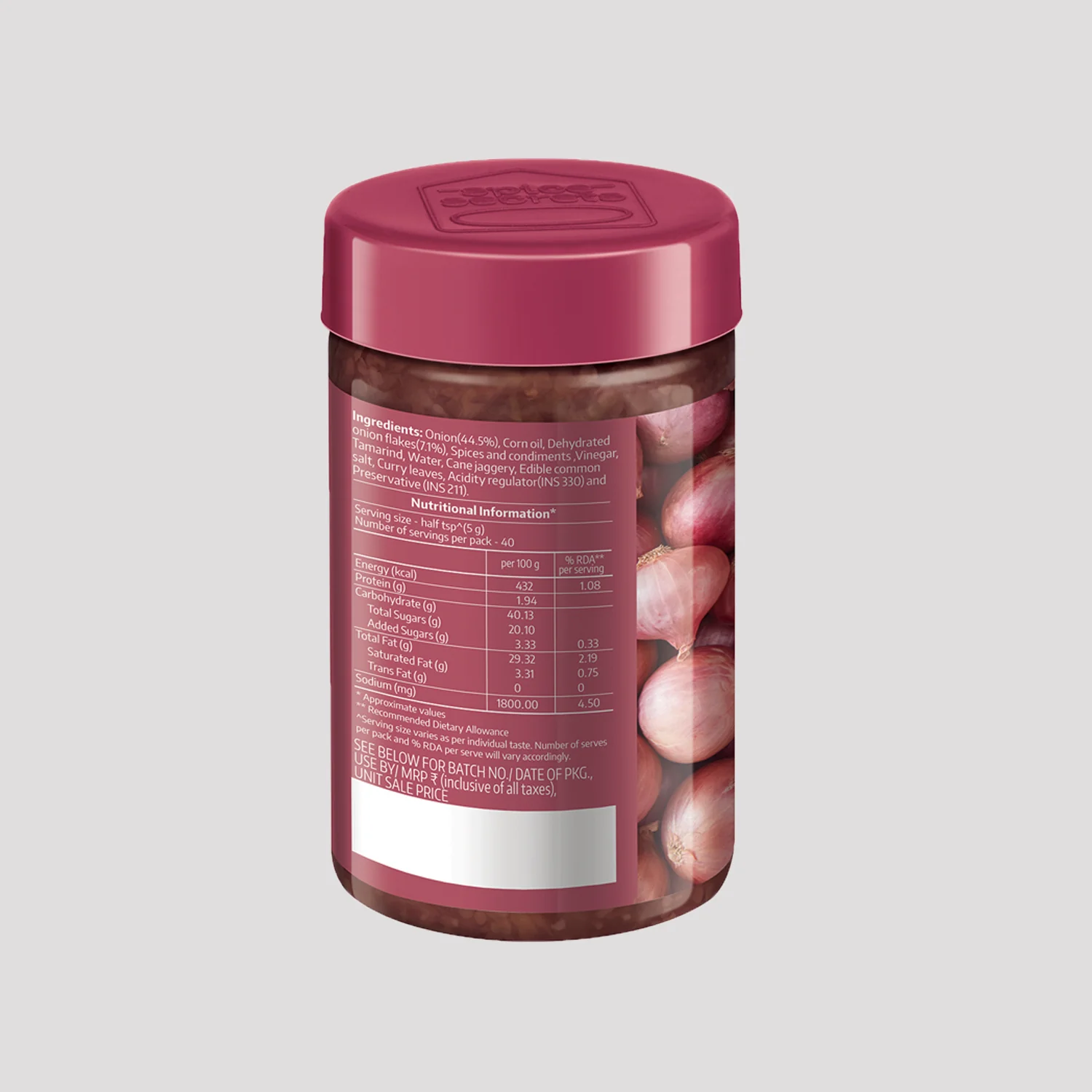Society Onion Chutney Jar - Image 3