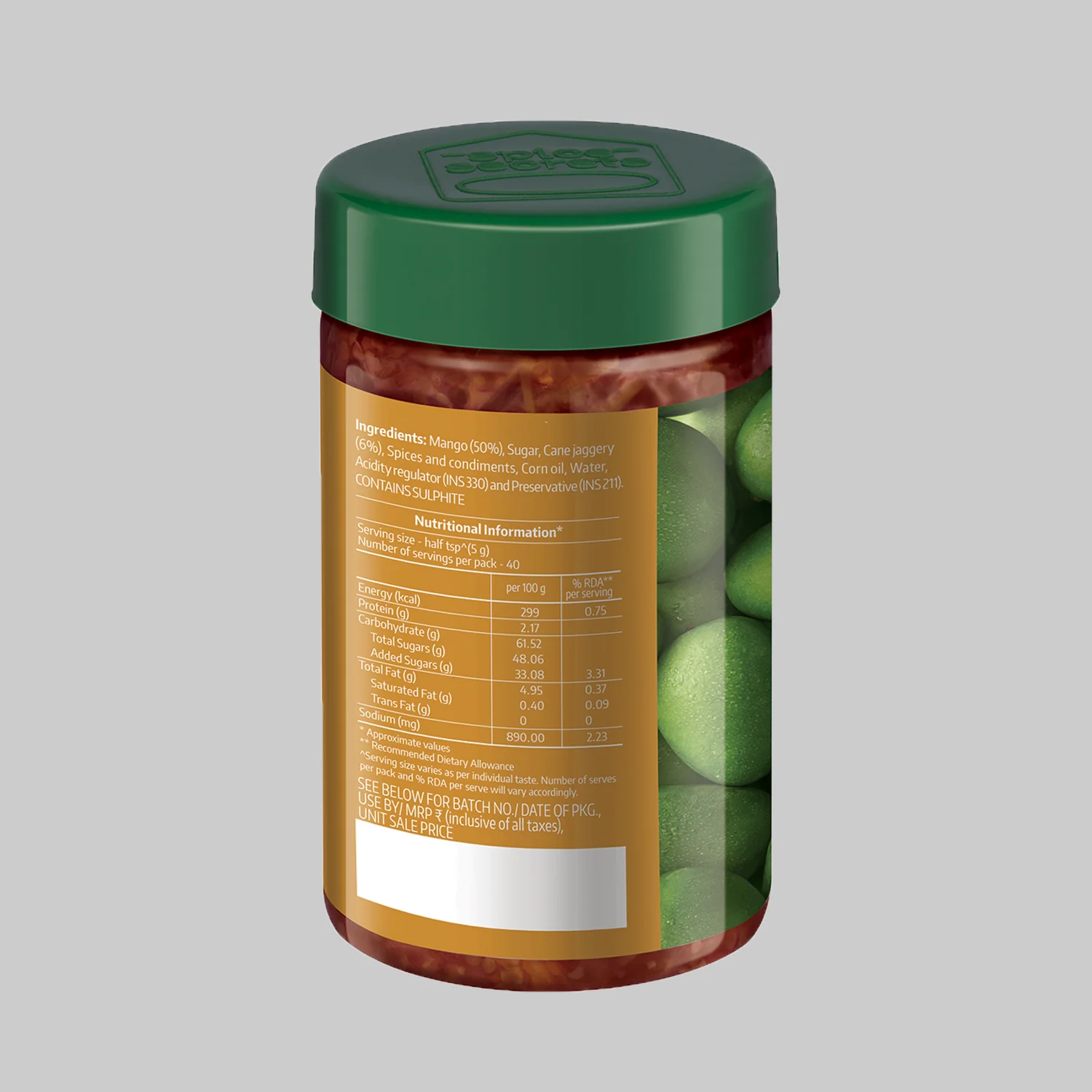 Society Sweet & Spicy Mango Pickle Jar - Image 3